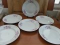 Стар български порцелан чинии плитки, снимка 2