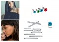 Пиърсинг piercing piersing piarsing piarcing piursing обеца за уши, снимка 7