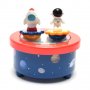 Космическа музикална кутия, космонавт и ракета, снимка 1 - Музикални играчки - 35021816