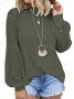 Дамски лек пуловер с дълги ръкави и дантелено деколте, 5цвята - 023, снимка 7