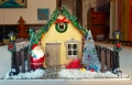 Дървена коледна къщичка, снимка 2