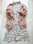 Zara дълга елегантна рокля и мохерна жилетка , снимка 1 - Рокли - 44208743