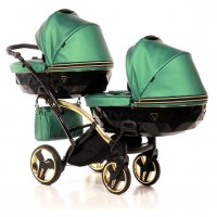 Бебешка количка Junama Fluo line Duo Slim 2в1, 3в1 НОВА, снимка 7 - Детски колички - 42082184