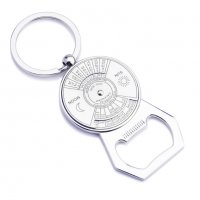 Ключодържател Вечен календар въртящ диск  с отварачкаметален готин ключ, снимка 1 - Други ценни предмети - 29433908