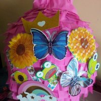 Голяма пинята+ подарък маска и конфети,готови за изпращане, снимка 5 - Декорация за дома - 21671572