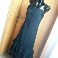 Черна дълга рокля Vero Moda Л/ХЛ, снимка 2 - Рокли - 22459986