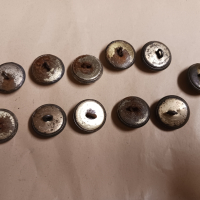 Военни царски метални копчета Царство България - 11 броя, снимка 5 - Антикварни и старинни предмети - 44750197