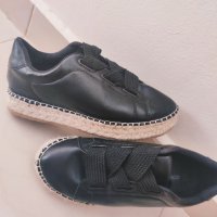 Черни еспадрили, снимка 2 - Дамски ежедневни обувки - 31755479