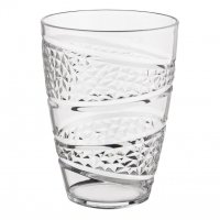 Чаша за вода, Диамант,  Пластмаса, 400 мл, Прозрачна, снимка 1 - Чаши - 39442588