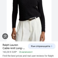 POLO Ralph Lauren Cable Wool / Cashmere Womens Size XL НОВО! ОРИГИНАЛ! Дамски Пуловер!, снимка 2 - Блузи с дълъг ръкав и пуловери - 44459160