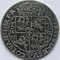 Монета Полша 1/4 Талер 1622 г. Сигизмунд III Ваза, снимка 2 - Нумизматика и бонистика - 37918301