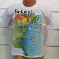 Нова детска тениска с трансферен печат България, Черно море, снимка 1 - Детски тениски и потници - 29898982