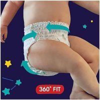 Нов Night Pampers Baby-Dry Nappy Pants размер 5 12 -17 кг памперс бебе 160 броя нощни, снимка 6 - Пелени, памперси - 42180994