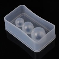 3 размера цяло топче силиконов молд калъп форма за бижутерски сладкарски и смола изделия, снимка 2 - Форми - 29465852