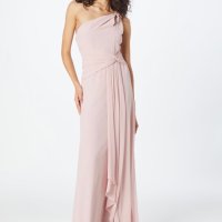 Светло розова дълга рокля за повод, снимка 1 - Рокли - 42409610