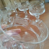 Кристални чаши, снимка 5 - Антикварни и старинни предмети - 36991465