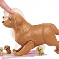 Кукла Barbie - Комплект с куче и новородени кученца Mattel Barbie® HCK75, снимка 3 - Кукли - 36934243