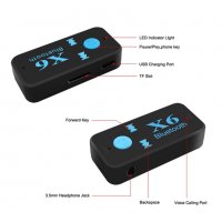 Bluetooth Audio Aux Adapter блутут адаптер с микрофон, снимка 4 - Радиокасетофони, транзистори - 29654949