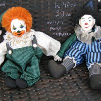 Колекционерски порцеланови клоуни - големи !, снимка 5 - Антикварни и старинни предмети - 31988338