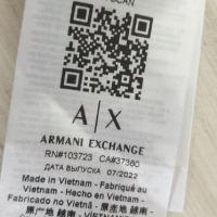 Armani Exchange A/X Cotton Mens Size L НОВО! ОРИГИНАЛ! Мъжкa Тениска!, снимка 10 - Тениски - 44764393