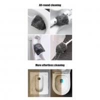 Стенна силиконова четка за тоалетна чиния Ecoco, снимка 7 - Етажерки - 37482720