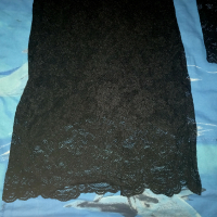 Черна рокля с дантела H&M , снимка 3 - Рокли - 44536054