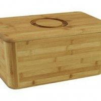 Бамбукова кутия за хляб с дъска за рязане, снимка 2 - Кутии за храна - 31437455