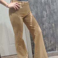 Нов бежов панталон на Zara, снимка 4 - Панталони - 42908887