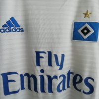 Hamburg Hamburger SV Adidas 2018/2019 оригинална тениска фланелка размер М Хамбургер, снимка 3 - Тениски - 42169219