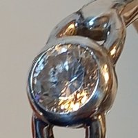Сребърен пръстен Fossil с голям камък, снимка 7 - Пръстени - 39086044