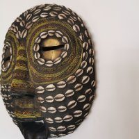 Африканска маска Ашанти от Гана, снимка 3 - Антикварни и старинни предмети - 44445919