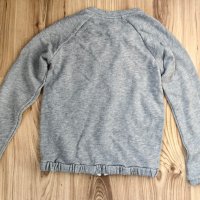 Дамски суичър PULL & BEAR оригинал, size S, с дантела цвят екрю, много запазен, снимка 4 - Суичъри - 11049709