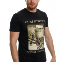 Нова мъжка тениска с дигитален печат на музикалната група GUNS'N ROSES - Chinese Democracy с гръб, снимка 7 - Тениски - 37699592
