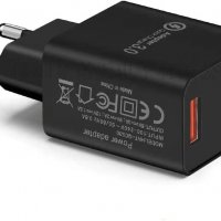 18W Quick Charge 3.0 зарядно устройство, USB, снимка 1 - Оригинални зарядни - 40041189