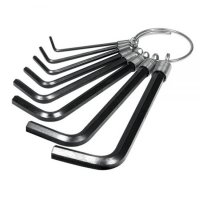 Имбусни (шестограми) ключове HW-023, Г-образни, комплект 7бр. 1,5 - 6mm, снимка 1 - Други инструменти - 42338966