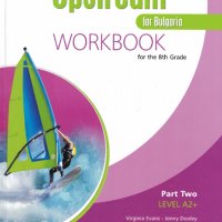 Upstream Workbook for the 8th Grade А2+ /Учебна тетрадка по английски език/, снимка 1 - Учебници, учебни тетрадки - 35615738