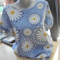 нови блузки от лен и памук в три цвята, снимка 1 - Туники - 36472308