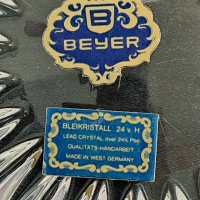 Комплект кристални чинийки West Germany, снимка 6 - Антикварни и старинни предмети - 38518439