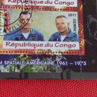 Пощенски марки  чиста комплектна серия КОСМОС поша Република Конго много красиви за колекция 29809, снимка 6 - Филателия - 37690236