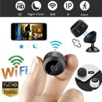 ТОП мини FULLHD WiFi магнитна безжична ШИРОКОЪГЪЛНА скрита камера шпионска, снимка 2 - HD камери - 30254068