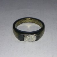 Метален златист пръстен - 56371, снимка 1 - Пръстени - 29248776