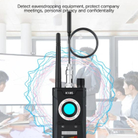 K18S Професионален Детектор за Камери GPS Сигнал Радио Тракер GSM Аудио Бъг 1MHz-8000MHz Магнитомер, снимка 9 - Комплекти за видеонаблюдение - 44668126