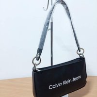 Луксозна Черна чанта Calvin Klein/SG-E72, снимка 6 - Чанти - 42902828