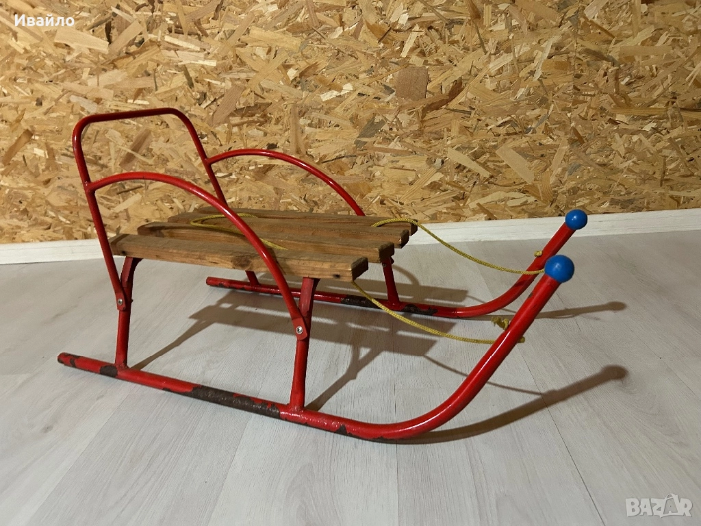 Детска метална шейна, снимка 1