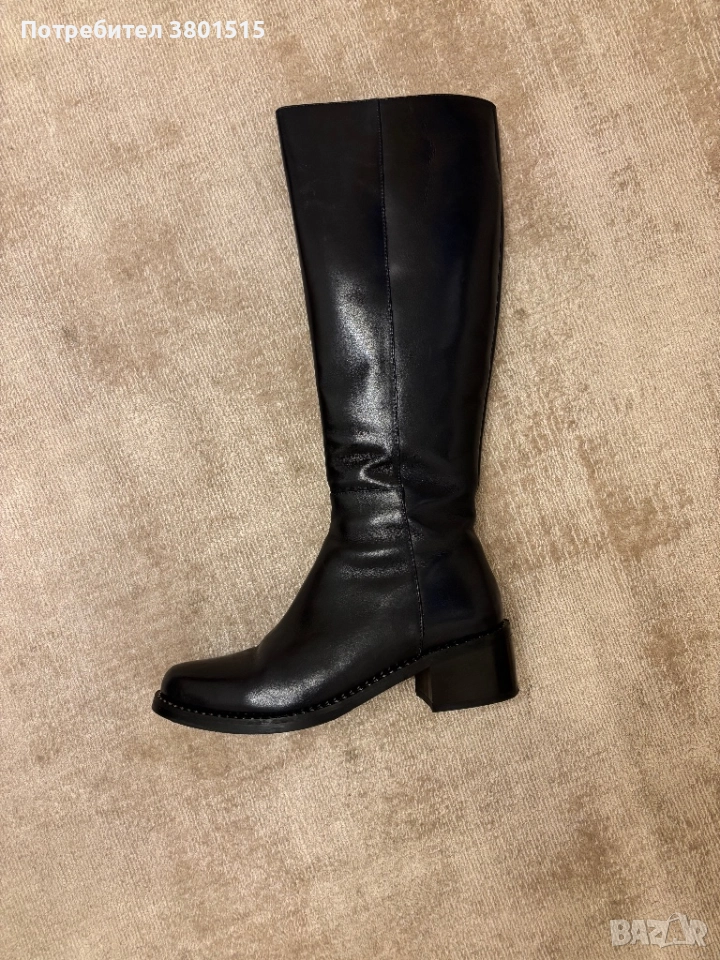 Тъмно сини ботуши Gianni, снимка 1