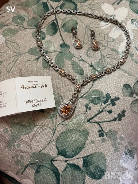 Спешно, по договаряне Италиански сребърен комплект, снимка 1