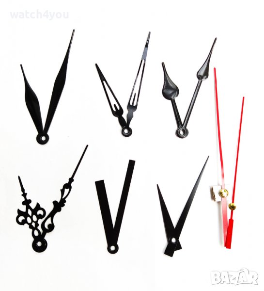 СТРЕЛКИ ЗА РЪЧНИ СТЕННИ ЧАСОВНИЦИ.ДЪЛГИ СТРЕЛКИ ЗА СТЕННИ ЧАСОВНИЦИ.ФОСФОРНИ ФОСФОРЕСЦИРАЩИ НЕОНОВ, снимка 1