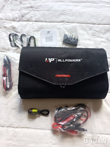 Соларен панел ALLPOWERS 100W Solar panel charger, снимка 1