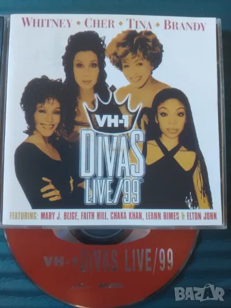 VH1 Divas Live  - CHER, TINA, WHITNEY -  матричен диск музика, снимка 1