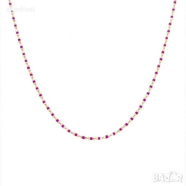 Златно колие 3,46гр. 47см. 14кр. проба:585 модел:17823-4, снимка 1